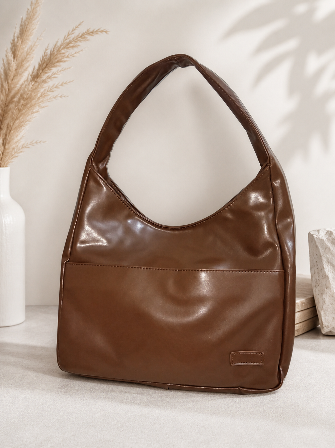 Large Capacity Retro Slouch Bag