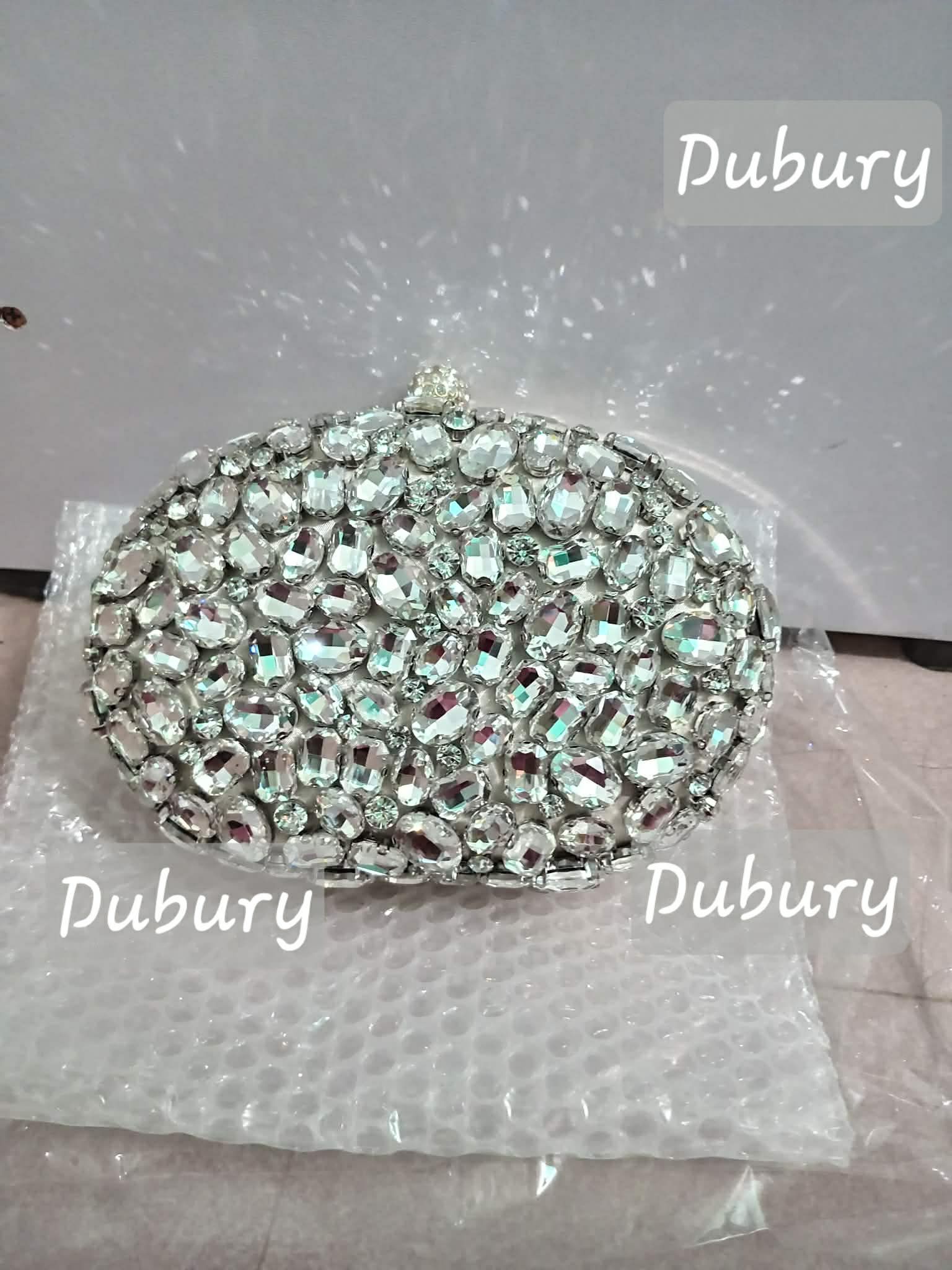 Stone Clutch Made of Premium Rhinestone