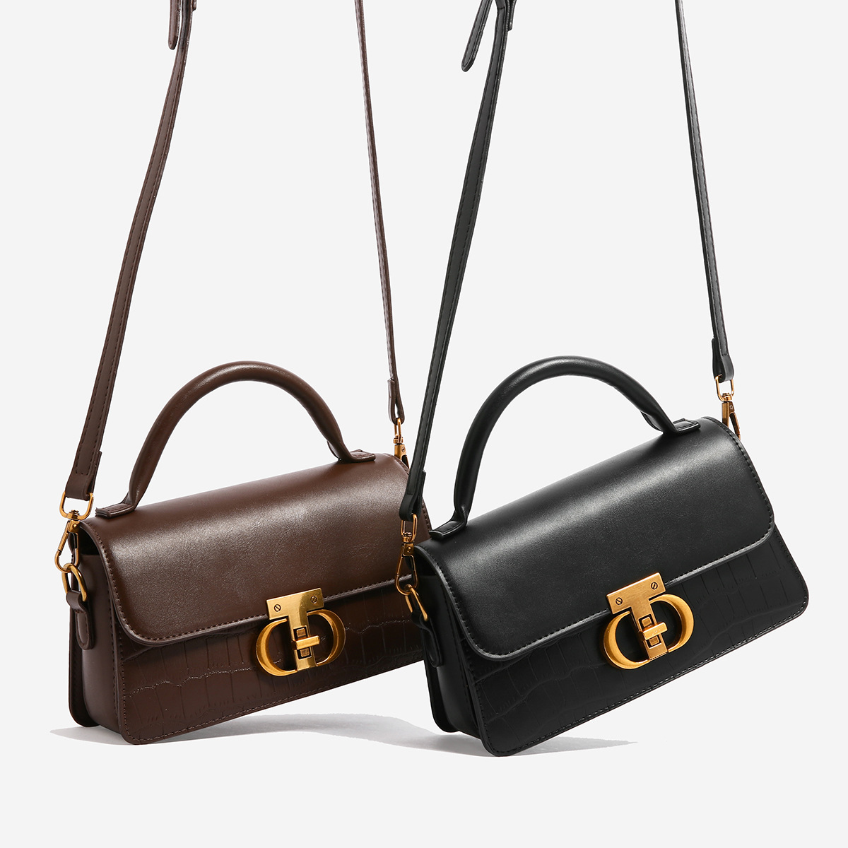 Dove Lock Crossbody Bag