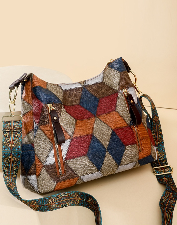 Mosaic Patchwork Crossbody Bag