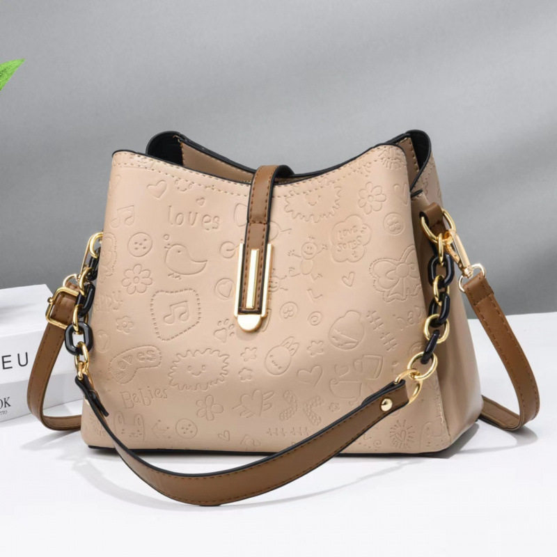 Soft Printed Bucket Bag